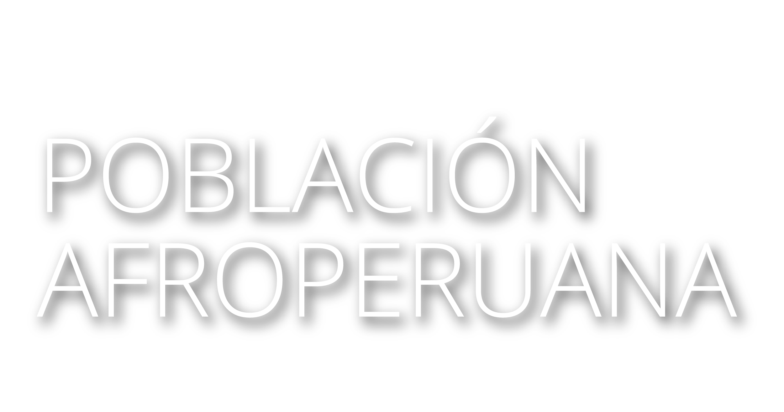 Logo Población Afroperuana