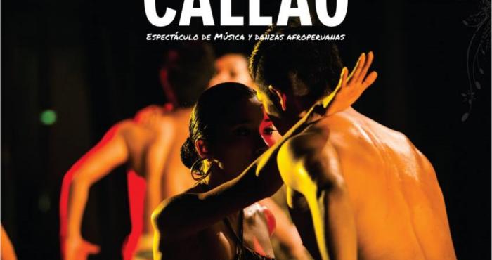 Afiche del evento en que aparece una pareja afroperuana en una presentación de danza.